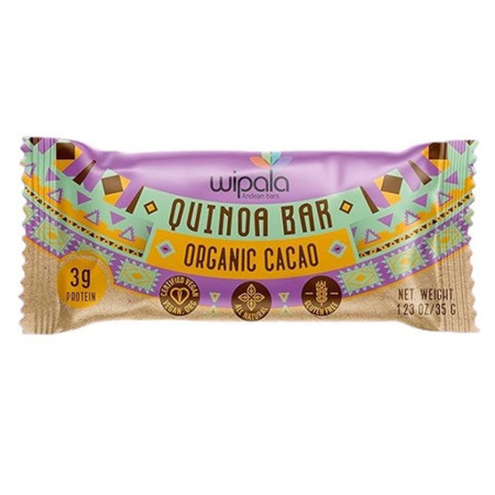 Imagen de Barra De Cacao Y Quinoa Wipala Sin Gluten 35g