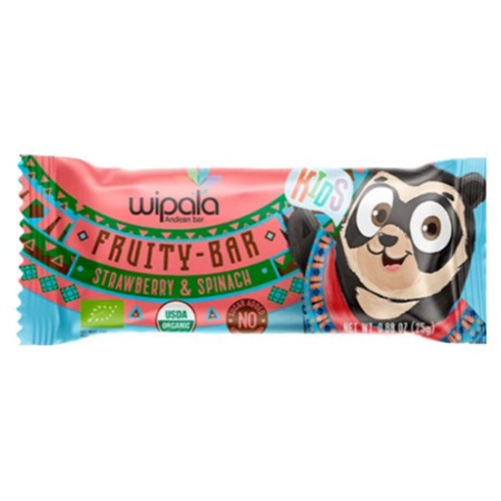 Imagen de Barra De Frutilla Y Espinaca Wipala Sin Gluten 25g