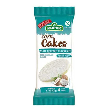 Imagen de Tortitas de Maíz con Chocolate Blanco y Coco Rallado Kupiec  4 Und 62g