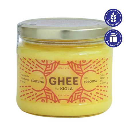 Imagen de Mantequilla Ghee  Kiola Con Cúrcuma 240g