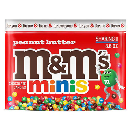 Imagen de Chocolate Gragea M&M's Peanut Butter Minis 246.8g