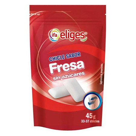 Imagen de Chicle Eliges Fresa Sin Azucar 45g