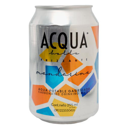 Imagen de Agua Gasificada Acqua Mandarina 295ml