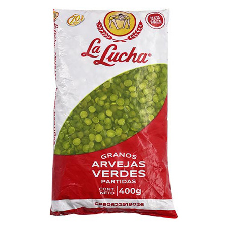 Imagen de Arveja Verde La Lucha Partida 400g