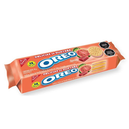Imagen de Galleta Rellena Oreo Guayaba Tubo 96g