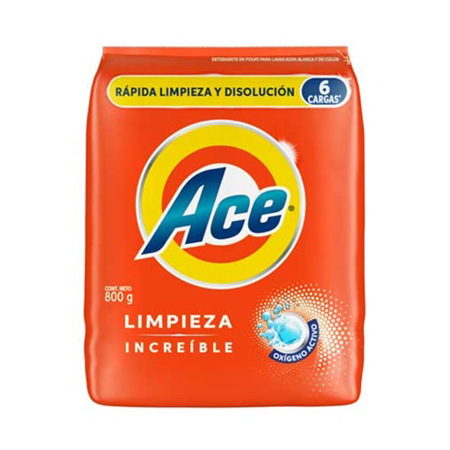 Imagen de Detergente Polvo Ace Color 800g