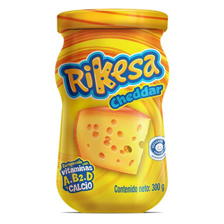 Imagen de Queso Cheddar Fundido Rikesa 300 Gr.