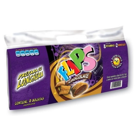 Imagen de Cereal Flips Chocolate Lonchera 168gr 6 Und