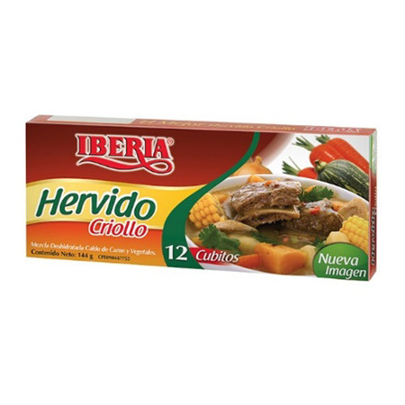 Imagen de Caldo De Hervido Criollo Iberia (12 Unidades).