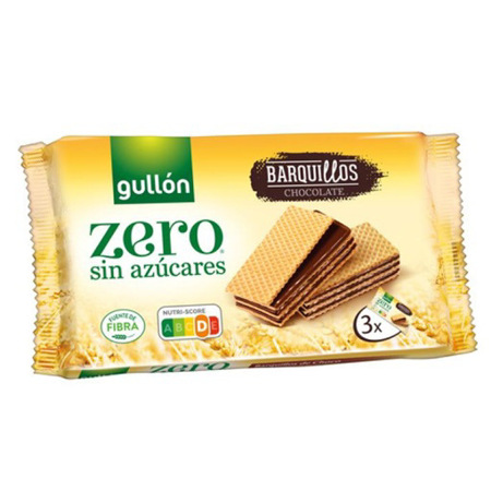 Imagen de Galleta Barquilla De Chocolate Sin Azucar Gullon 150G