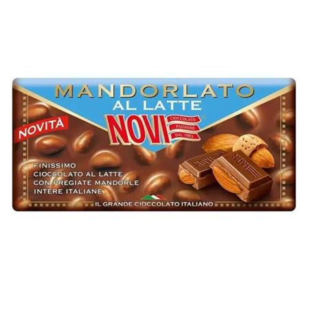 Imagen de Chocolate Barra Novi De Leche Almendra 100g