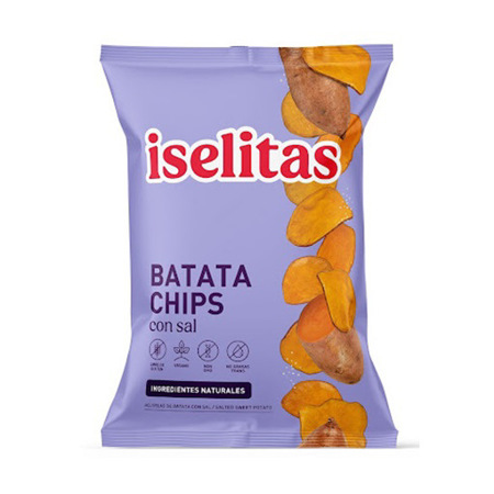 Imagen de Batata Chips Iselitas Con Sal 160g