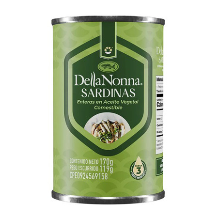 Imagen de Sardina En Aceite Vegetal Della Nonna 170g
