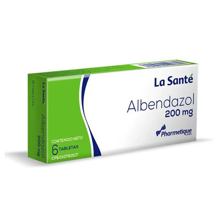Imagen de Albendazol Tab 200mg X 6 Elter