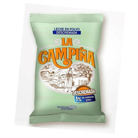 Imagen de Leche Descremada La Campiña 800g