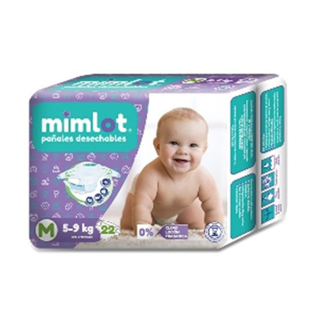 Imagen de Pañal Bebe Mimlot Talla M 22und