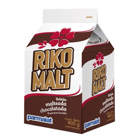 Imagen de Bebida Achocolatada Riko Malt Parmalat 400 Ml.