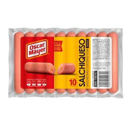Imagen de Salchicha Oscar Mayer Queso 10 Und