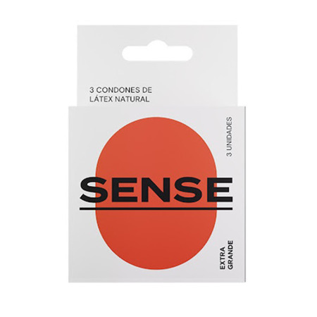 Imagen de Preservativo Sense Extra Grande 3 Und