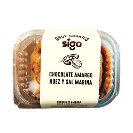 Imagen de Galleta De Chocolate Amargo, Nueces Y Sal Marina Sigo