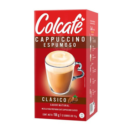 Imagen de Café Molido Colcafe Cappuccino Clásico X6und 108g