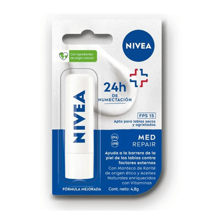 Imagen de Protector Labial Nivea Med Repair 4.8g
