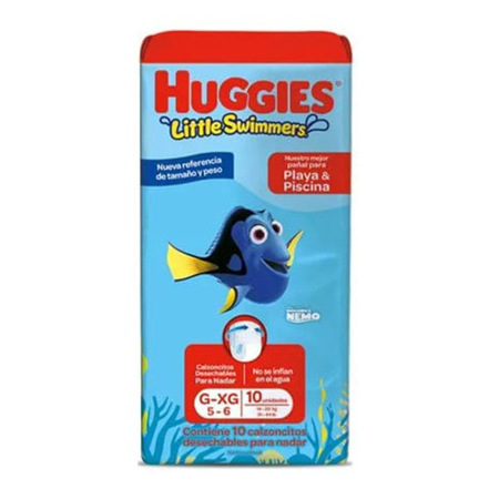 Imagen de Pañal Bebe Huggies Piscina Talla G/Xg 10 Und