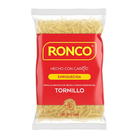 Imagen de Pasta Tornillo Ronco Enriquecida 500g