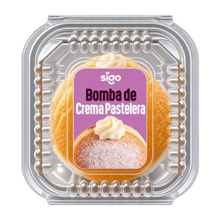 Imagen de Bomba Rellena De Crema Pastelera Sigo
