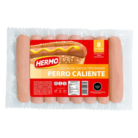 Imagen de Salchicha Hermo Wieners Corta 8 Und