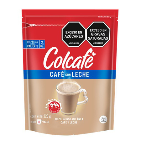 Imagen de Café Molido Colcafe Con Leche Instantáneo 220g