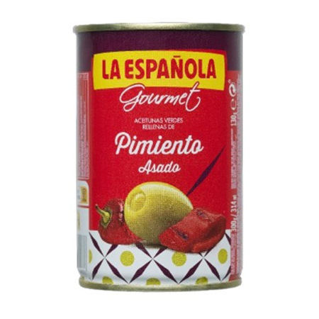 Imagen de Aceituna Verde Rellena Con Pimiento La Española 300g